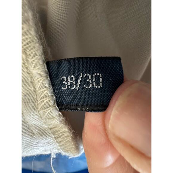 POLO RALPH LAUREN Vintage Pleated Front Chino Hammond Pant in Khaki Size 38 X 30 - Picture 7 of 9